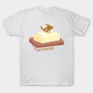 Snowboard Butter Carving | I'd Rather Be Snowboarding T-Shirt